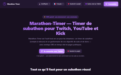 Capture de marathon-timer.com